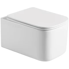 Унитаз подвесной с сиденьем микролифт, Boheme Mane, белый арт. 970-SET-W