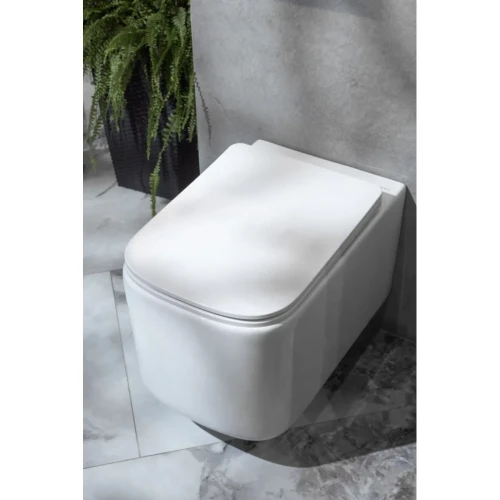 Купить купить унитаз подвесной с сиденьем микролифт, boheme mane, белый арт. 970-set-w