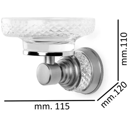 Купить купить мыльница, boheme aura, хром арт. 10243-cr