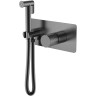Купить купить гигиенический душ со смесителем, boheme stick, оружейная сталь арт. 127-gm.2