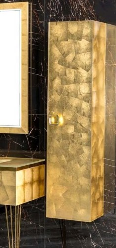 Купить купить шкаф пенал, подвесной, armadi art lucido, поталь арт. 772-foil