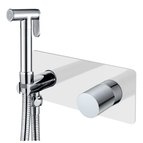 Купить купить гигиенический душ со смесителем, boheme stick, белый хром арт. 127-wcr.2