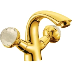 Смеситель для раковины, Boheme Imperiale Presente, золото арт. 331