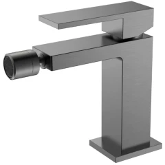 Смеситель для биде, Boheme Qubic, оружейная сталь арт. 476-GM