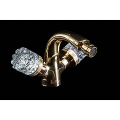 Смеситель для биде, Boheme Crystal, золото арт. 296-CRST