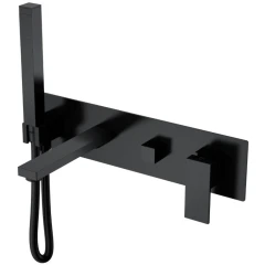 Смеситель для ванны, Boheme Qubic, черный арт. 474-2-B