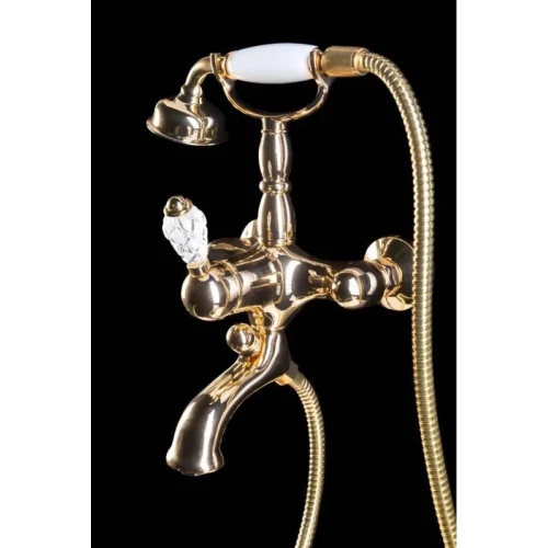Купить купить смеситель для ванны, boheme crystal, золото арт. 283-crst