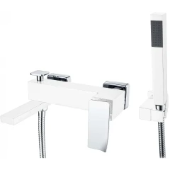 Смеситель для ванны, Boheme Q, белый, хром арт. 143-WCR.2