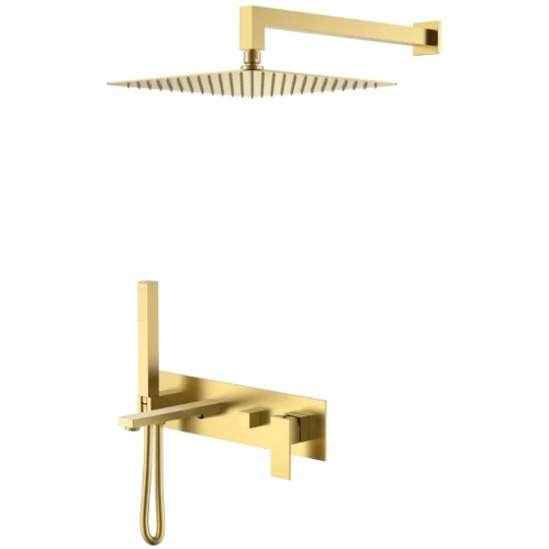 Купить купить душевая система, boheme qubic, золото арт. 474-mg