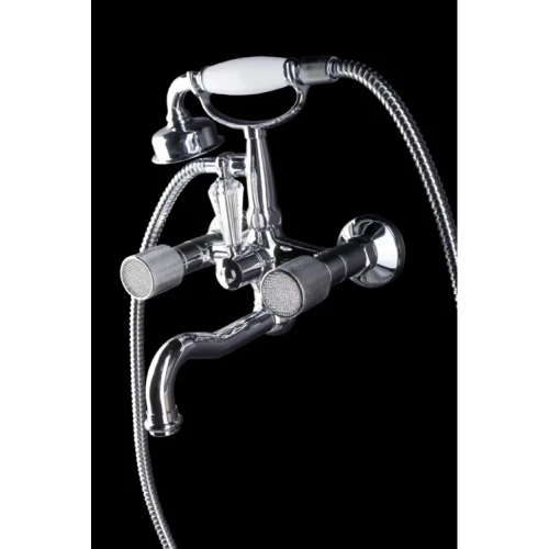 Купить купить смеситель для ванны, boheme royal cristal, хром арт. 273-royal/crst black