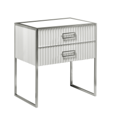 Тумба под раковину, Armadi Art Monaco, белый, хром арт. 866-080-WCR