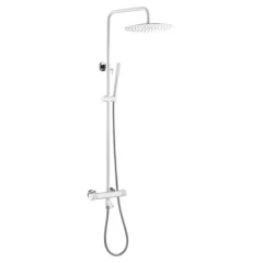 Душевая система с термостатом, Boheme Uno, белый, хром арт. 468-T-WCR