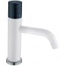 Купить купить смеситель для раковины, boheme stick, белый, черный арт. 121-w-mr-black