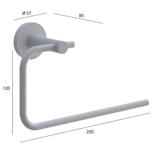 Купить купить полотенцедержатель, boheme uno, черный арт. 10975-b