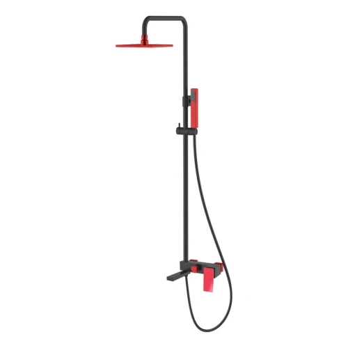 Купить купить душевая система красная, boheme q, черный, красный арт. 148-br.2