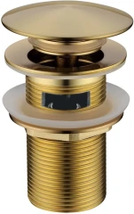 Донный клапан click-clack, Boheme, золото арт. 612/2-MG