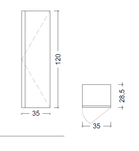 Купить купить шкаф пенал, подвесной, armadi art capolda, light wood арт. 849-120-lw