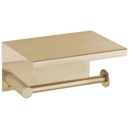 Купить купить держатель туалетной бумаги с полкой, boheme uno, золото арт. 10971-mg