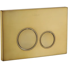 Клавиша смыва, пластик bronze глянец, круглая, Boheme арт. 657