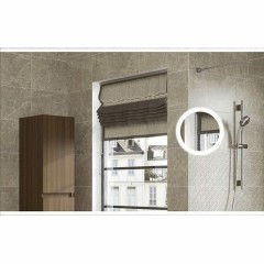 Зеркало с подсветкой с сенсорным выключателем, Armadi Art Vallessi, алюминий, стекло арт. 541