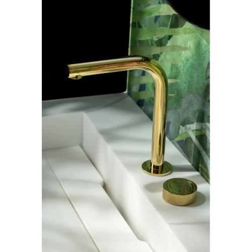 Купить купить смеситель для раковины, boheme tech, золото арт. 158-g