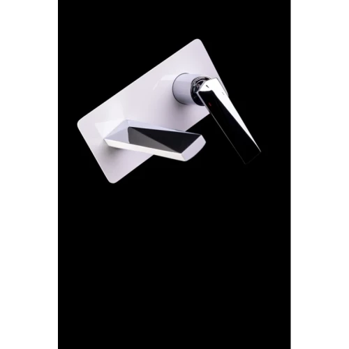 Купить купить смеситель для раковины, boheme venturo, белый, хром арт. 375-w