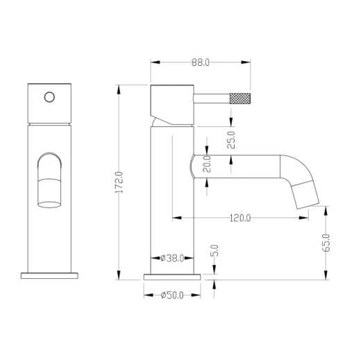 Купить купить смеситель для раковины, boheme uno, белый арт. 461-mw