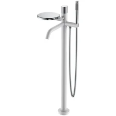 Смеситель для ванны, Boheme Stick, белый, хром арт. 129-WCR.2