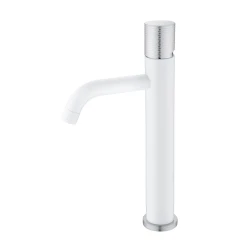 Смеситель для раковины, Boheme Stick, белый, хром арт. 122-WCR.2