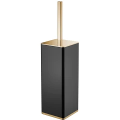 Ершик для унитаза, Boheme, черный, золото арт. 10949-B-G