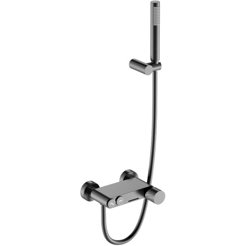 Купить купить смеситель для ванны gun metall c ручкой diamond, boheme stick, арт. 123-gm