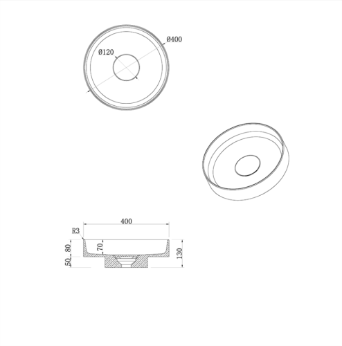 Купить купить раковина-чаша, armadi art corian, золото арт. 801-g