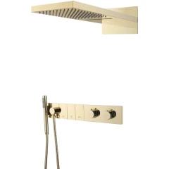 Душевая система с термостатом, Boheme Zodiac, золото арт. 133-G