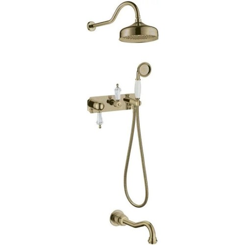 Купить купить душевая система, boheme medici, бронза арт. 308-sw
