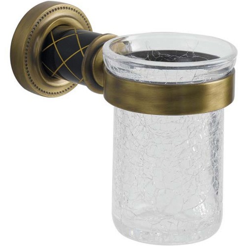 Купить купить стакан для зубных щеток, boheme murano, бронза, черный арт. 10904-b-br