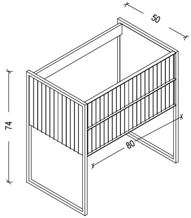 Купить купить тумба под раковину, armadi art monaco, белая, золото арт. 867-080-wg