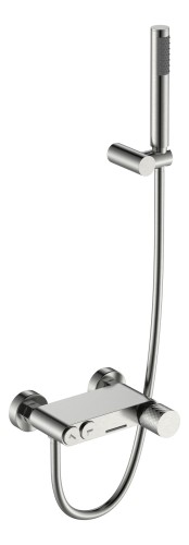 Купить купить смеситель для ванны nikel brush с ручкой diamond, boheme stick, арт. 123-nb