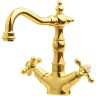Купить купить смеситель для раковины, boheme tradizionale oro, золото арт. 292-ceramic