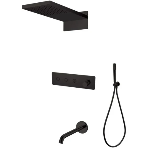 Купить купить душевая система, boheme fusion, черный арт. 130-2-b