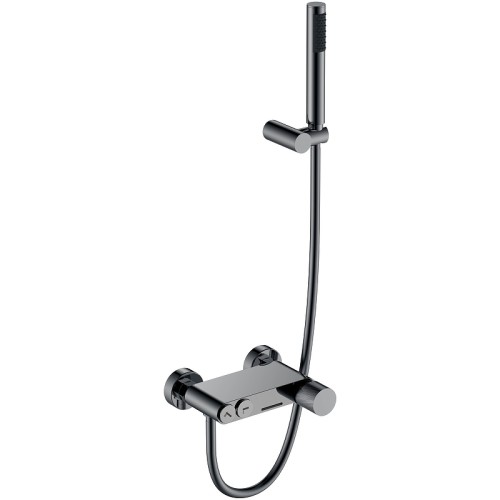 Купить купить смеситель для ванны shine gun metall c ручкой diamond, boheme stick, арт. 123-sgm