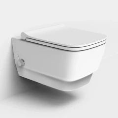 Унитаз биде подвесной без сиденья, Boheme Bello, белый арт. 971-2-MW