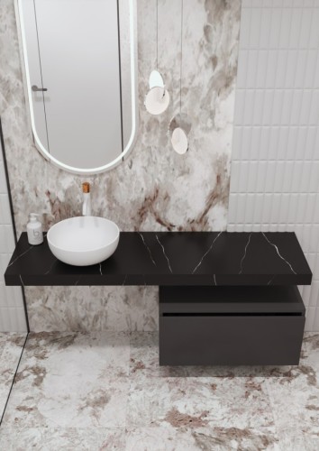 Купить купить тумба, подвесная, armadi art vallessi, антрацит арт. 897-080-a mat