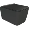 Купить купить унитаз подвесной без сиденья, boheme zen, черный арт. 967-b