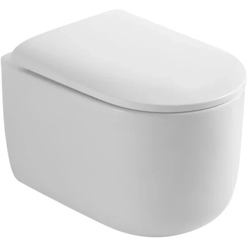 Купить купить унитаз подвесной с сиденьем микролифт, boheme flow, белый арт. 969-set-w