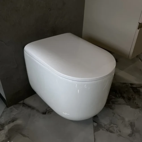 Купить купить унитаз подвесной с сиденьем микролифт, boheme flow, белый арт. 969-set-w