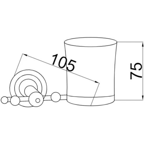Купить купить стакан для зубных щеток, boheme imperiale, золото арт. 10404