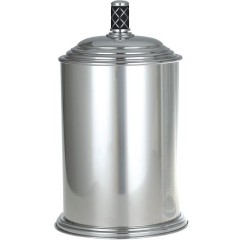 Ведро для мусора, Boheme Murano, хром, черный арт. 10907-B-CR