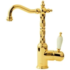 Смеситель для раковины, Boheme Tradizionale Oro, золото арт. 282