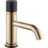 Купить купить смеситель для раковины, boheme stick, золото, черный арт. 121-g-mr-black