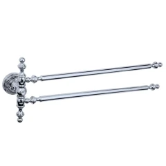 Полотенцедержатель двойной, Boheme Brillante, хром арт. 10442